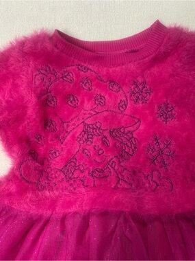 Strawberry Shortcake Girls' Fuzzy Holiday Dress size 18M